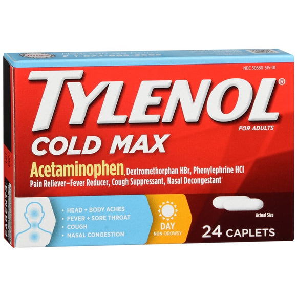 TYLENOL Cold Max Day Caplets - 24 CP