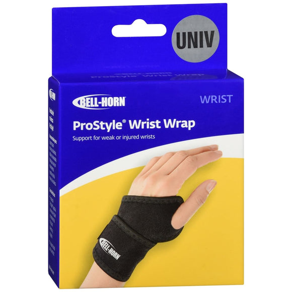 Bell-Horn ProStyle Wrist Wrap Black Universal 164 - 1 EA