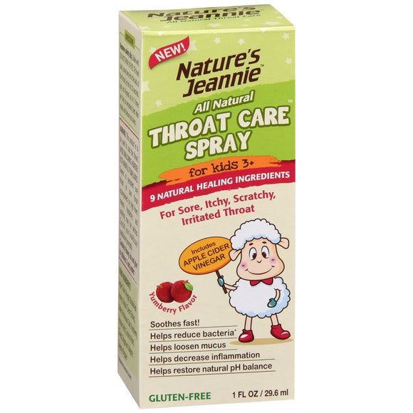 Nature's Jeannie All Natural Throat Care Spray Yumberry Flavor - 3.2 OZ