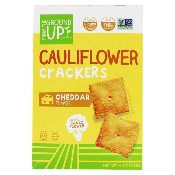 From The Ground Up Crackers - Cauliflower Cheddar - 4 oz.