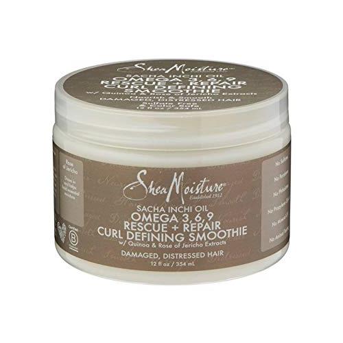 Shea Moisture Sacha Inchi Oil Omega 3, 6, 9 Resue + Repair Curl Defining Smoothie 12 oz