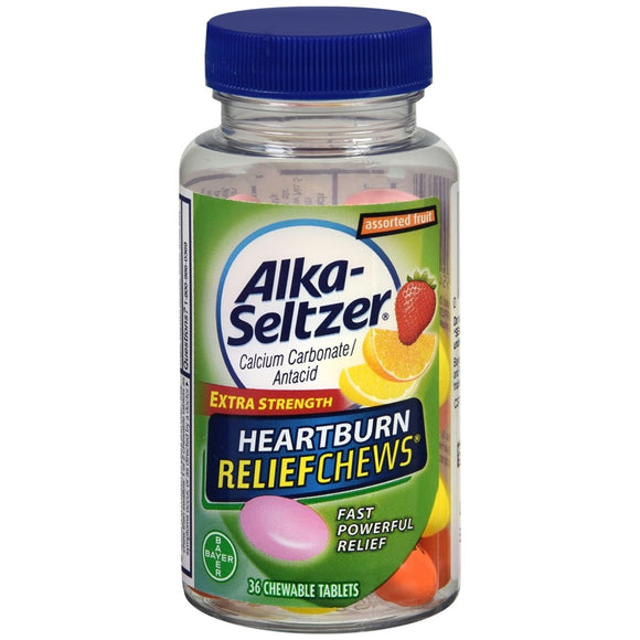 Alka-Seltzer Heartburn ReliefChews Tablets Assorted Fruit - 36 EA