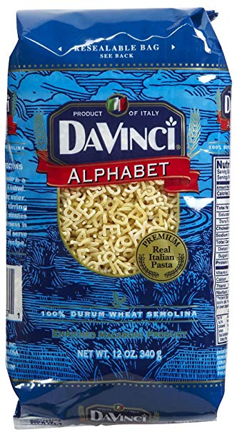 DaVinci Alphabet Pasta- 12 oz.