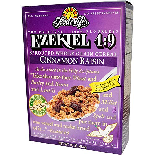 Food For Life, Cereal Ezekiel 4:9 Cinnamon Raisin Organic, 16 Ounce