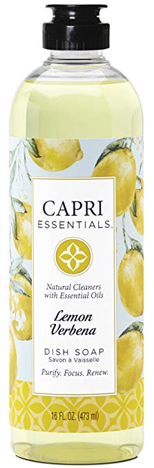 Capri Essentials 832046 16 Oz Lemon Verbena Dish Soap