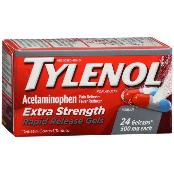 TYLENOL Extra Strength Rapid Release Gelcaps - 24 CP