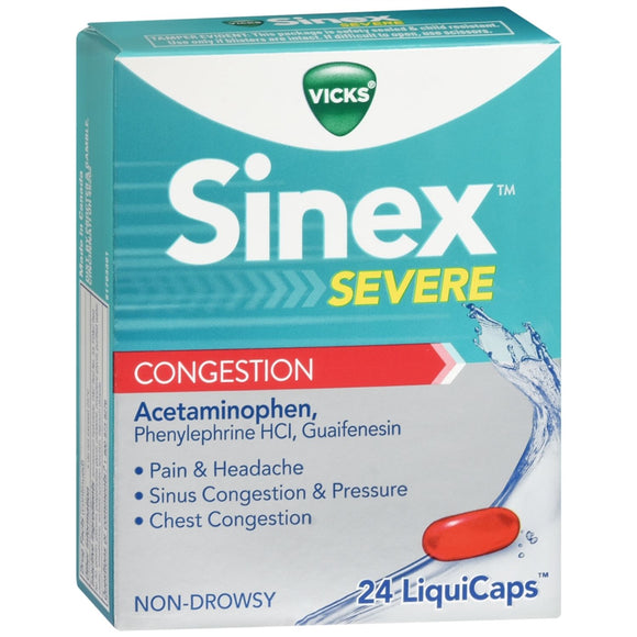 Sinex Severe Congestion LiquiCaps 24 cp