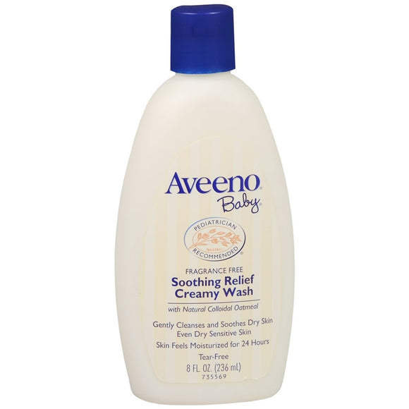 AVEENO Baby Soothing Relief Creamy Wash - 8 OZ