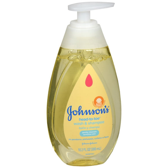 JOHNSON'S Head-To-Toe Wash & Shampoo - 10.1 OZ