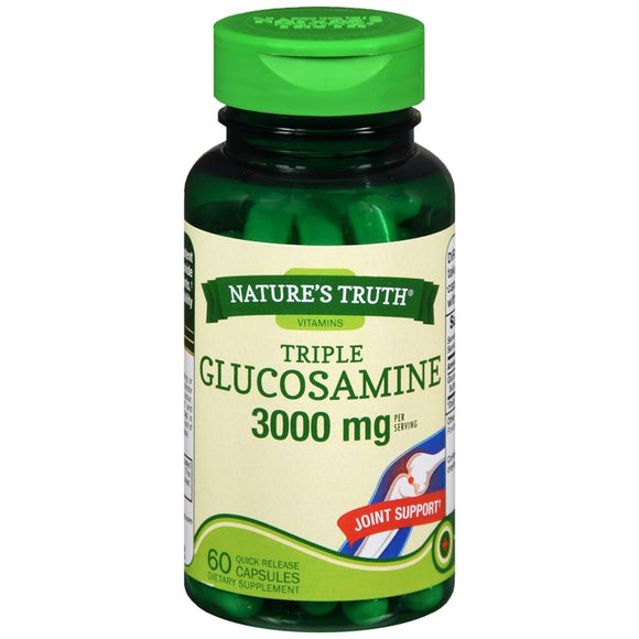 Nature's Truth Vitamins Triple Glucosamine 3000 mg Quick Release Capsules - 60 CP