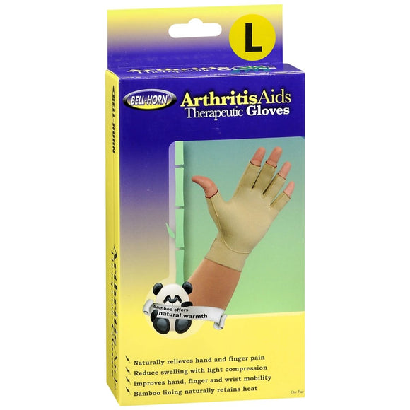 Bell-Horn Arthritis Aids Therapeutic Gloves Beige L 384 1 EA