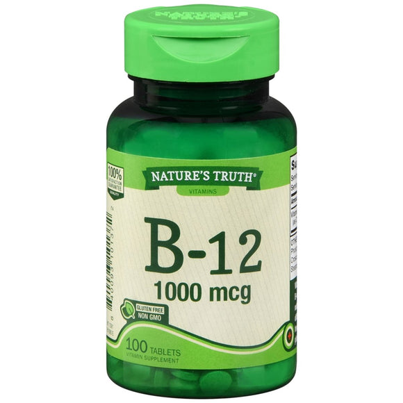 Nature's Truth B-12 1000 mcg Tablets - 100 TB