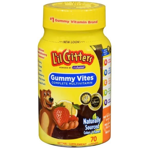 L'il Critters Gummy Vites, Fruit Flavored Multi-Vitamins and Minerals for Kid...