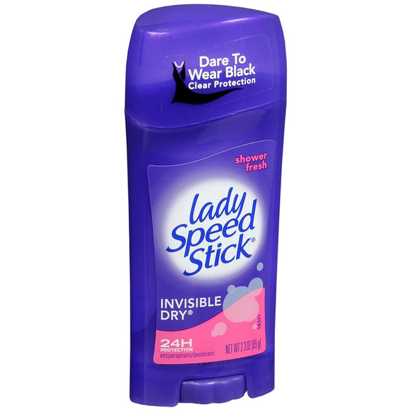 Lady Speed Stick Invisible Dry Antiperspirant/Deodorant Shower Fresh - 2.3 OZ