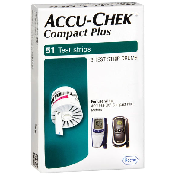 ACCU-CHEK Compact Plus Test Strips - 51 EA