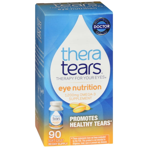 TheraTears Eye Nutrition 1200 mg Omega-3 Soft Gels - 90 CP