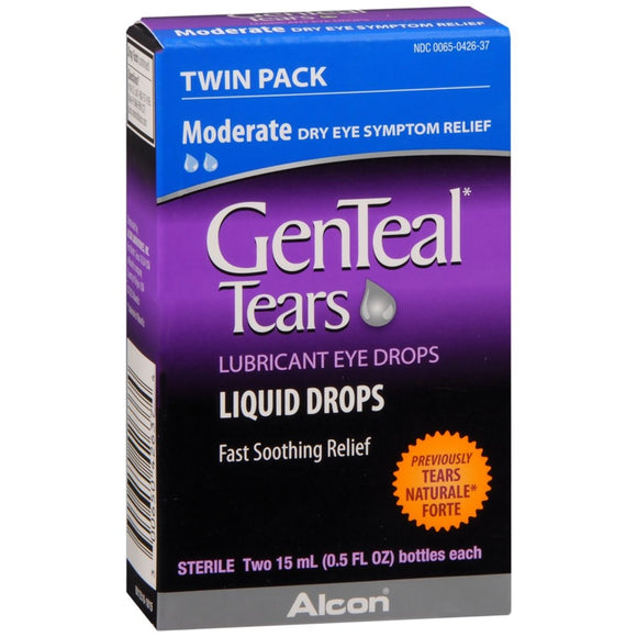 GenTeal Lubricant Eye Drops Moderate - 30 ML